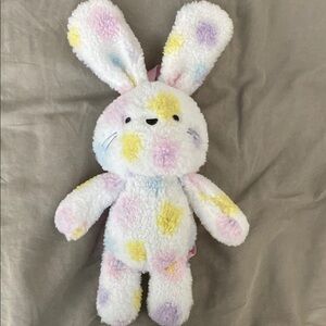 Claire’s plush bunny backpack